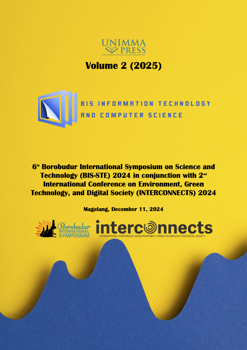 View Vol. 2 (2025): The 6th BIS-STE 2024 in conjunction with The 2nd INTERCONNECTS 2024